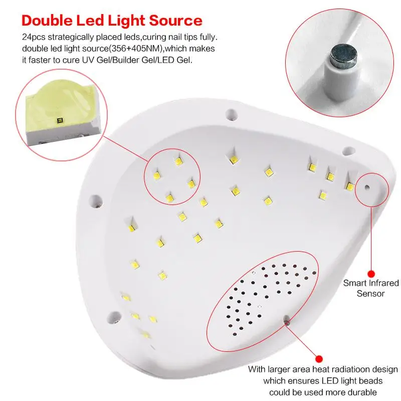 Машинка для стрижки 48 Вт Милая обувь с принтом кошачий коготь прибор сушки ногтей