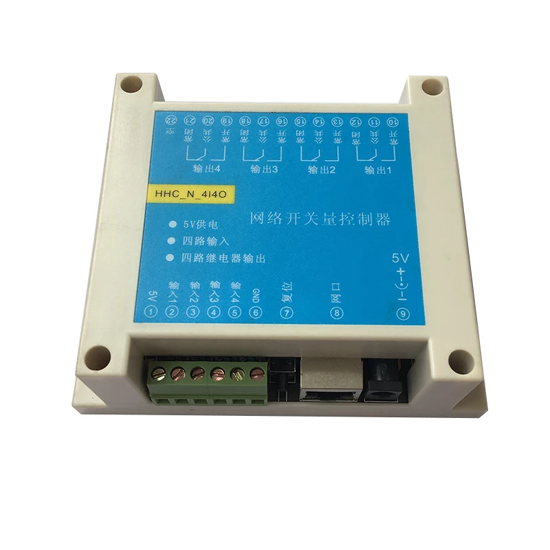 4 входа и выхода сетевой коммутатор количество Ethernet реле Прозрачная передача MODBUS