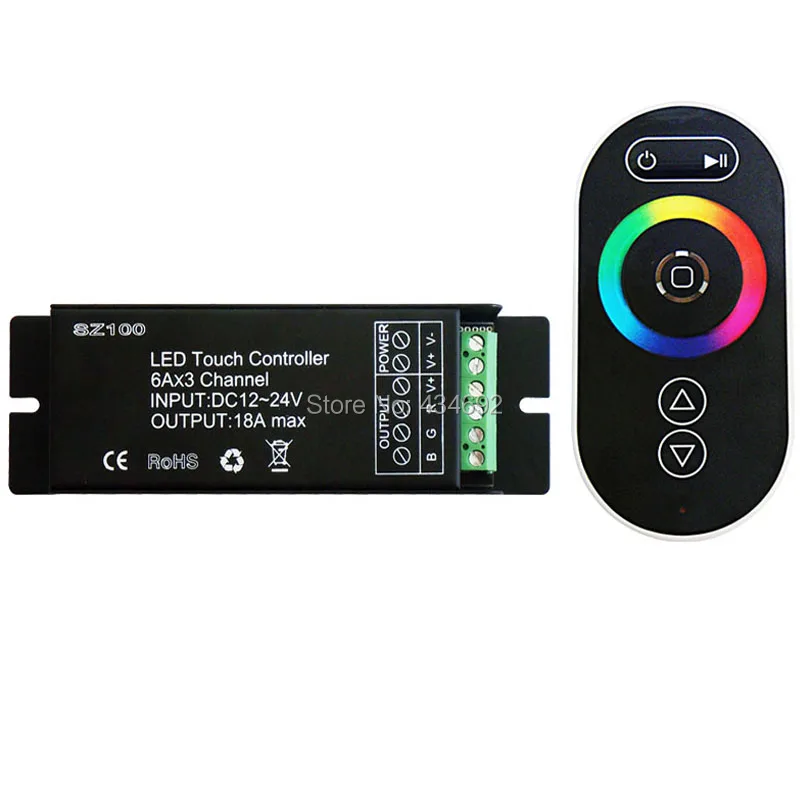 Совершенно новый SZ100 DC12 14V беспроводной Радиочастотный RGB светодиодный