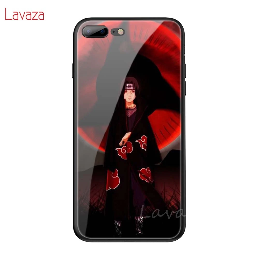 TG16 Lavaza Наруто Итачи Учиха закаленное стекло мягкий чехол для iPhone 6 6S 7 8 Plus 5 5S SE XR X XS 11 Pro MAX чехол - Цвет: TG16