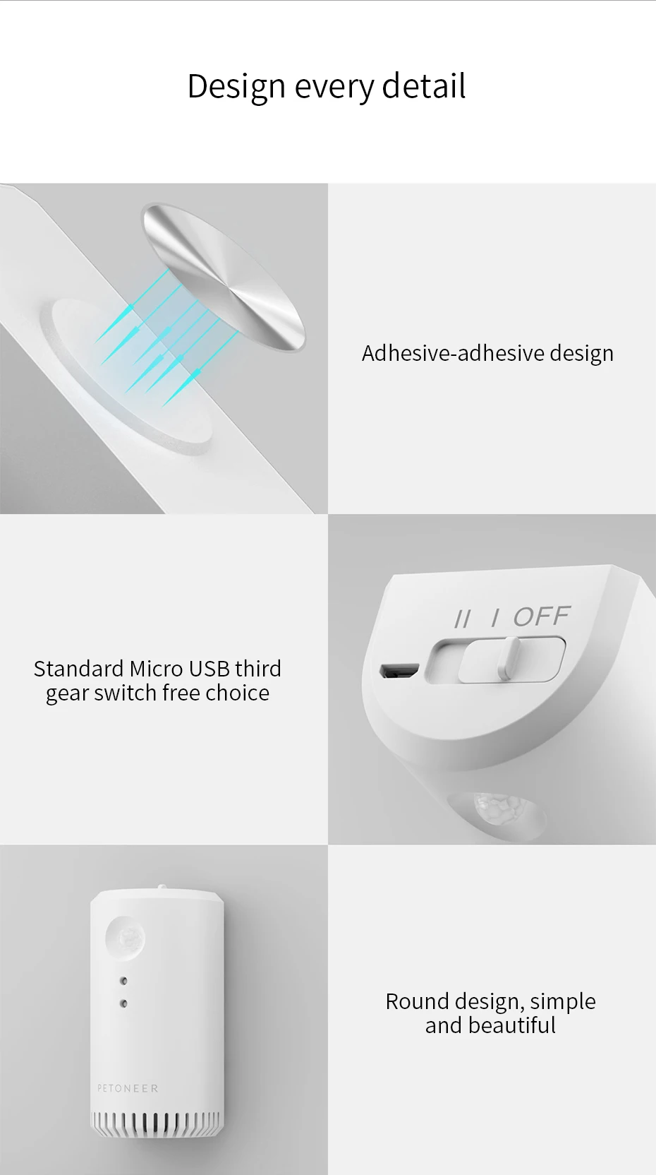 Новое поступление Xiaomi Mijia Paini Интеллектуальный дезодорант для стерилизации, устраняющий специфический запах и очищающий воздух для домашних животных 35