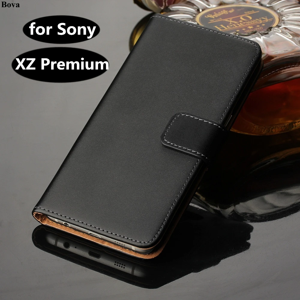 Флип чехол из искусственной кожи роскошный бумажник для Sony Xperia XZ Premium E5563 G8142