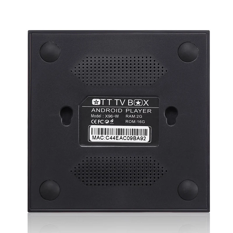 X96W Android 7,1 Sart ТВ-приставка мини-приставка ТВ Amlogic S905W 1+ 8G 2+ 16G Поддержка bluetooth 2,4 ГГц WiFi 4K H.265 смарт-медиаплеер
