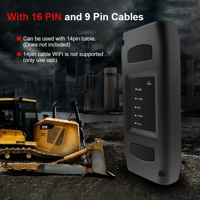 ForCAT ET3 адаптер forCAT ET 3 Wifi/USB версия для CAT3 грузовик диагностический инструмент с Keygen forCAT 3