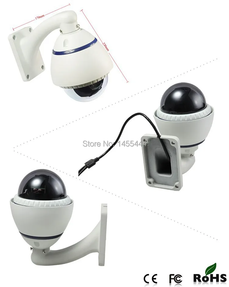Lihmsek умный стиль жизни 2.0MP 1080P AHD Открытый водонепроницаемый IP66 рыбий глаз купол 360