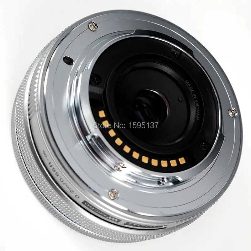 Серебристый/черный для OLYMPUS 14 42 мм фотосессия электрическая линза (без
