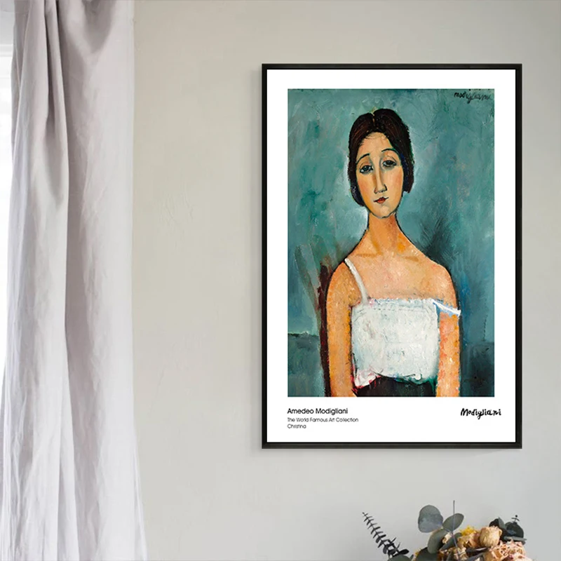 Современный Vogue Женский портрет от Amedeo Modigliani холст печать живопись плакат Настенные картины для гостиной домашний Декор стены Искусство
