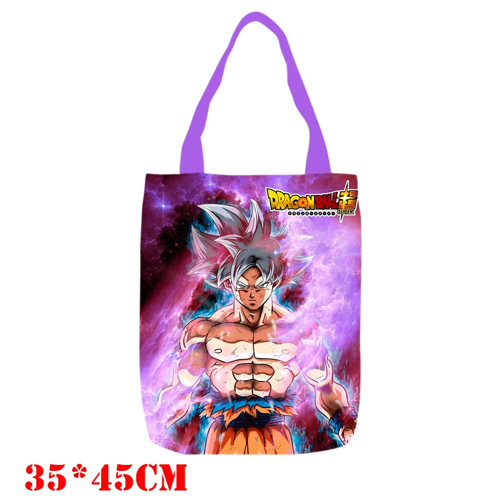 Eshop аниме Dragon Ball Z Холщовая Сумка через плечо с принтом Повседневная Косплей