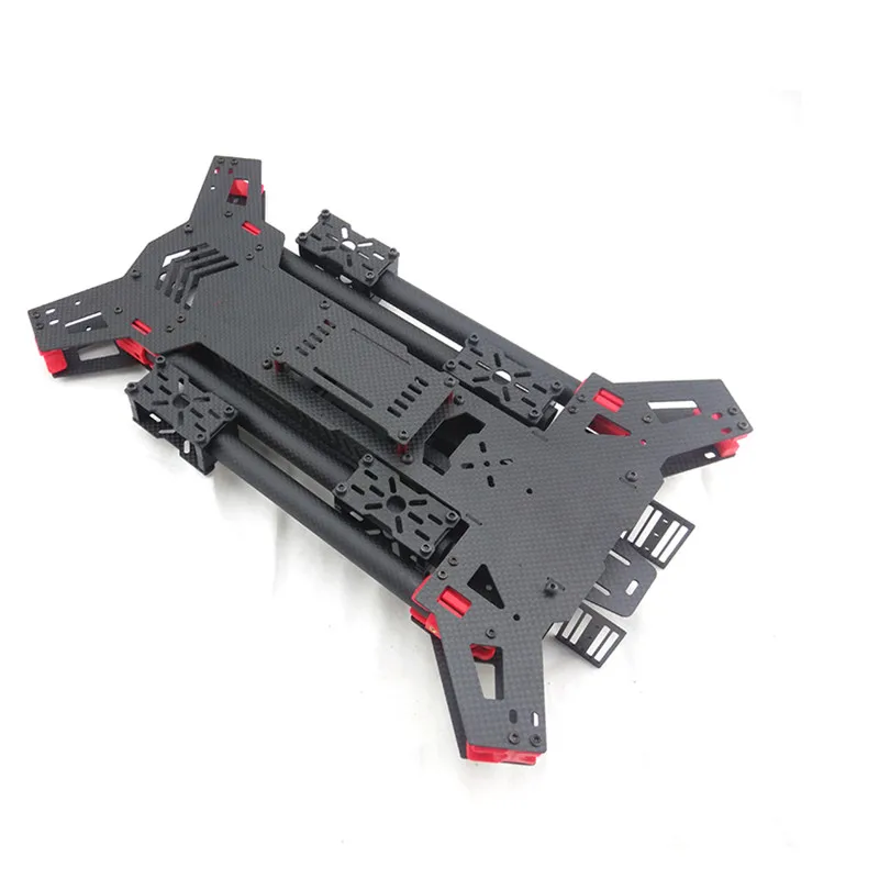 Складной Квадрокоптер H4 с рамкой из углеродного волокна и посадочным шасси 680 Alien