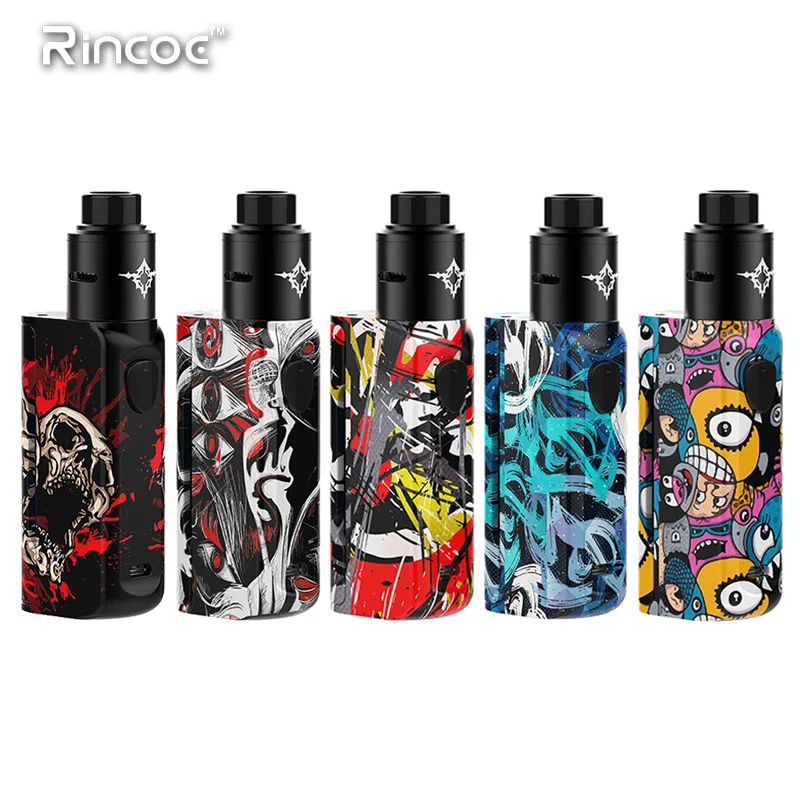 Оригинальный комплект Rincoe Manto Mini RDA 90 Вт одна батарея 18650 маленький размер полный