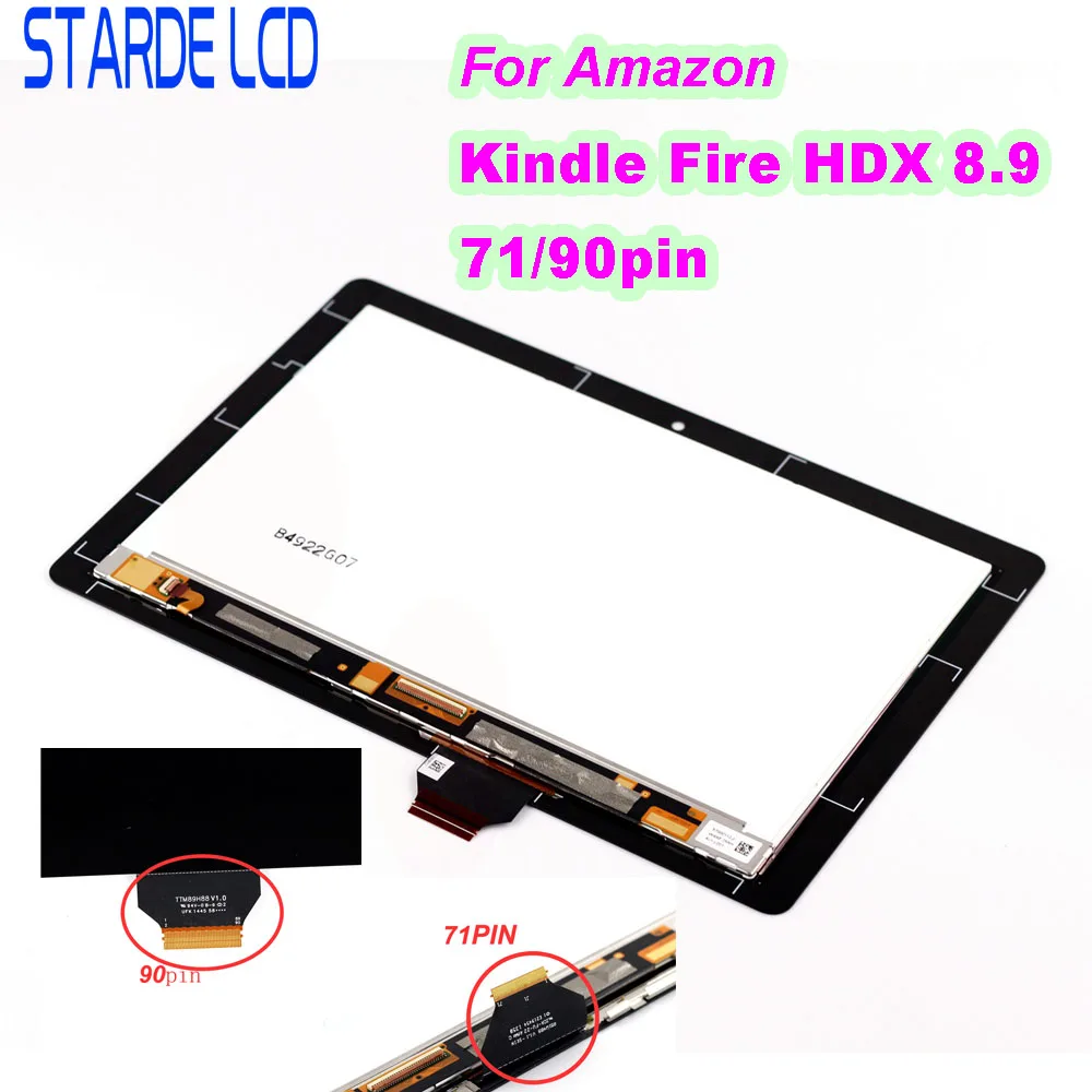 STARDE Replacement LCD For Amazon Kindle Fire HDX8.9 HDX 8.9 71pin 90 pin Display Touch Screen Digitizer Assembly | Компьютеры и офис