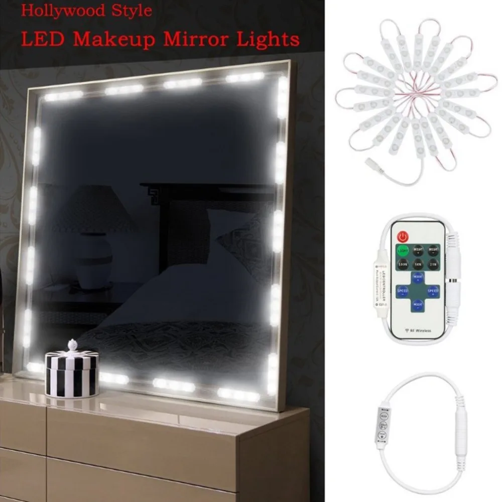 Косметическое зеркало 60 светодиодных ламп набор косметическое для макияжа лампа