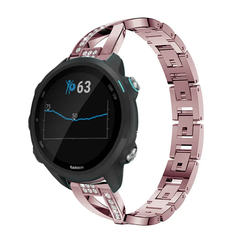 20 мм для Garmin forerunner 245 металлический ремешок для часов для samsung Galaxy watch Active/gear S2/gear sport bracelet ремешки для часов