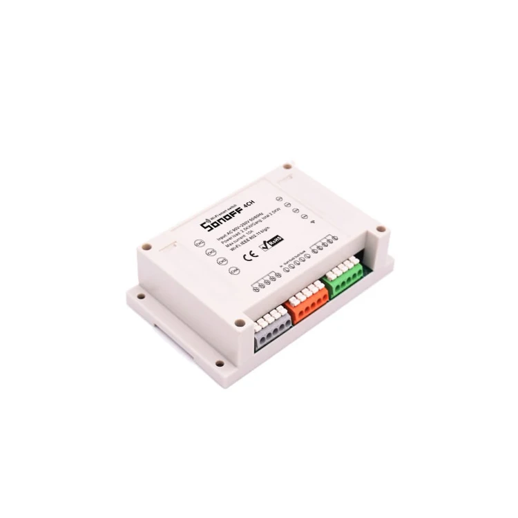 Sonoff 4CH Ewelink sonoff переключатель Wi-Fi таймер интеллектуальные Беспроводной Сделай Сам переключатель 1/2/4 канала mqtt COAP Android IOS Дистанционное управление умный дом - Цвет: Sonoff 4CH