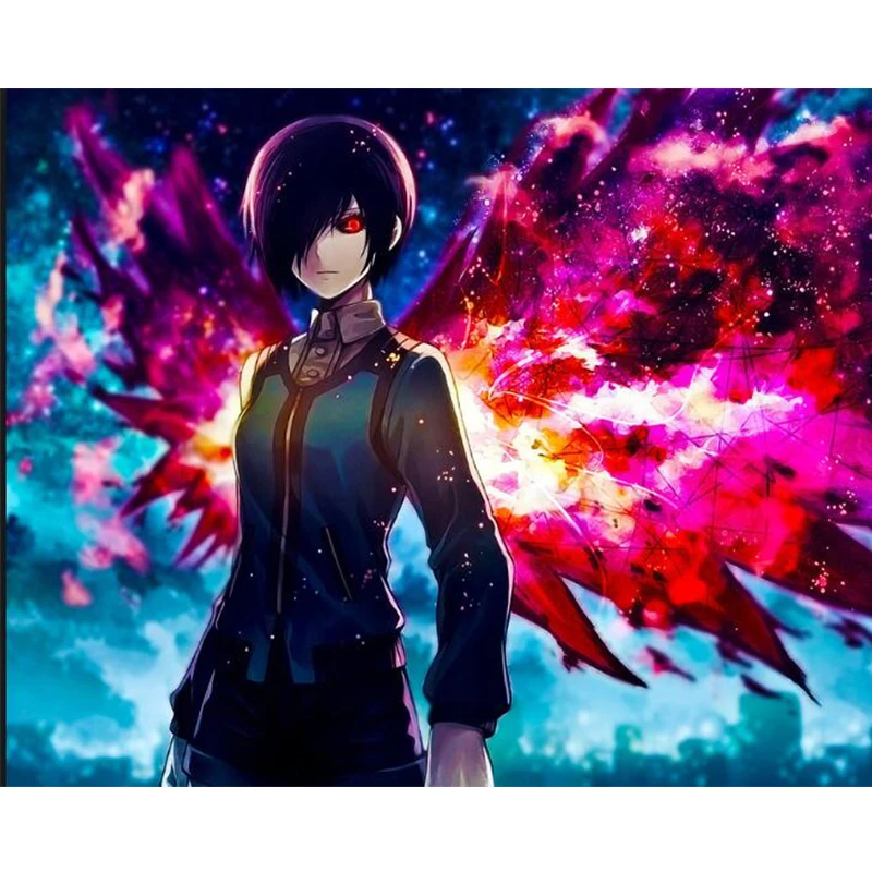 Полноразмерная 5D картина из страз фантазия сделай сам мультфильм аниме японское