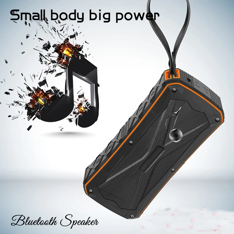 Samtronic Portable Bluetooth Speaker Subwoofer Powerful IP65 Waterproof Mini Wireless Music Speakers for Outdoor Phone | Электроника