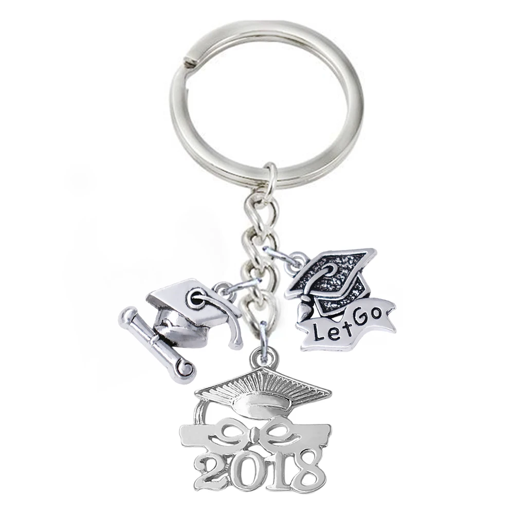 Various ancient metal graduation Dr. Cap pendant key chain FIT student ceremony gift souvenir keychain | Украшения и аксессуары
