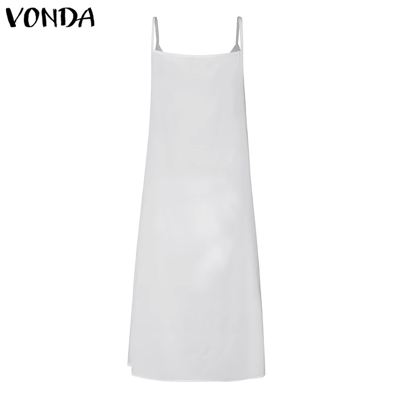 Платье VONDA женское повседневное без рукавов пикантное на бретелях-спагетти с
