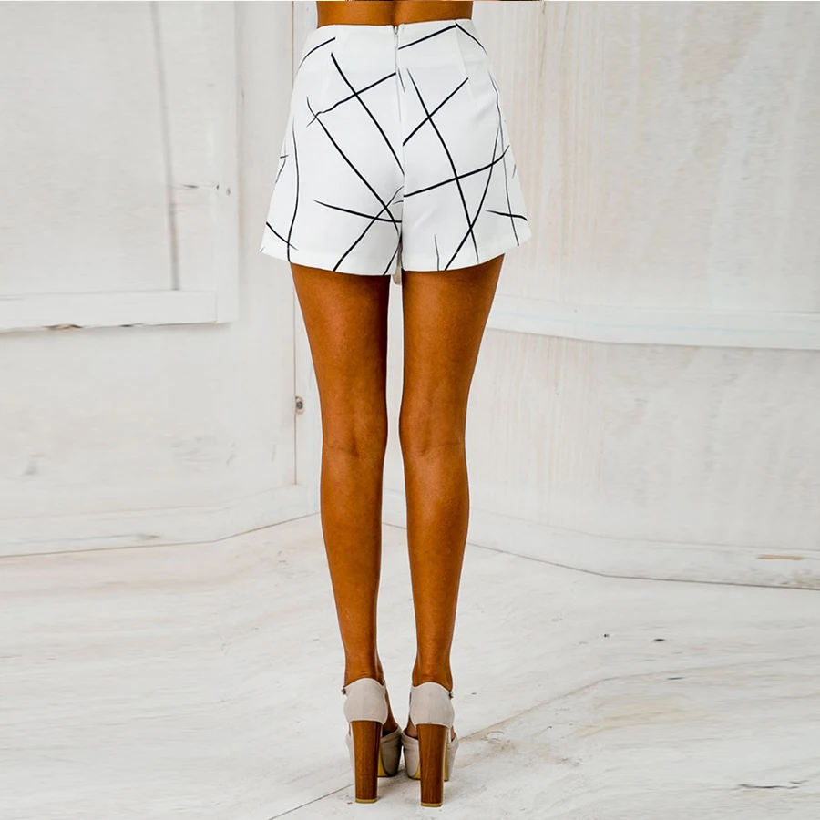 Летние шорты женские многослойные с высокой талией Skort необычные женские повседневные шорты юбки модные пляжные шорты с принтом на талии шорты в уличном стиле