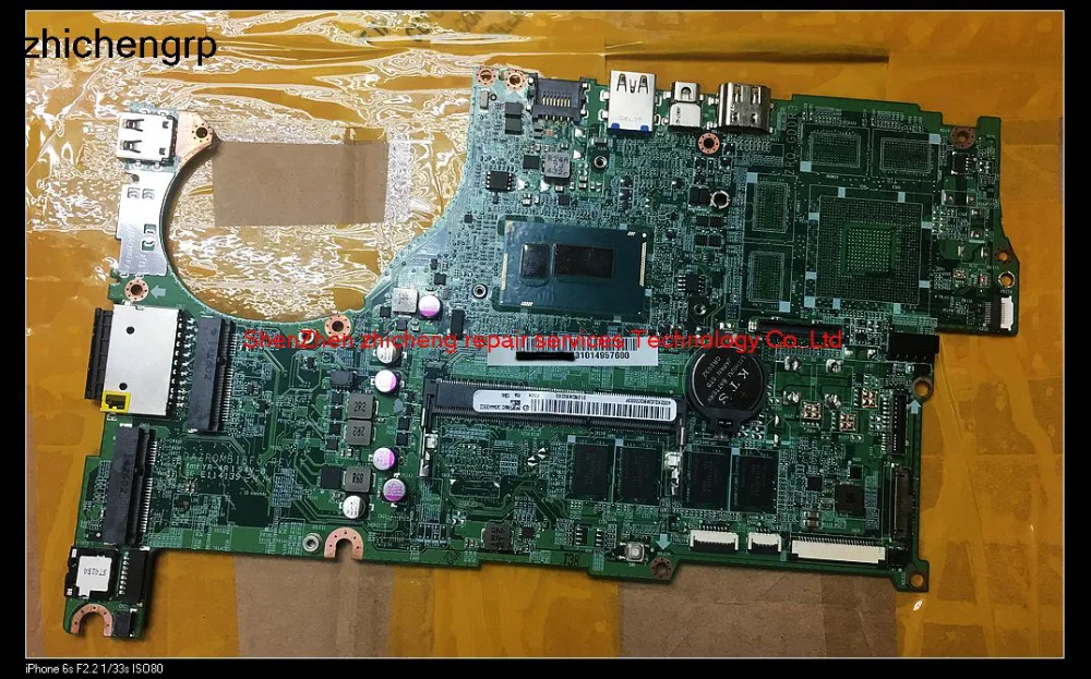 Для ACER Aspire V5-573G DAZRQMB18F0 NBMBQ11001 NB. MBQ11.001 с i5-4200U DDR3 интегрированная графическая материнская плата, полностью протестирована
