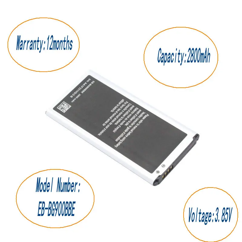 ISkyamS 1x2800mAh EB-BG900BBE EB-BG900BBC запасная батарея для Samsung Galaxy S5 SV I9600 G900A G900P G900T G900V |