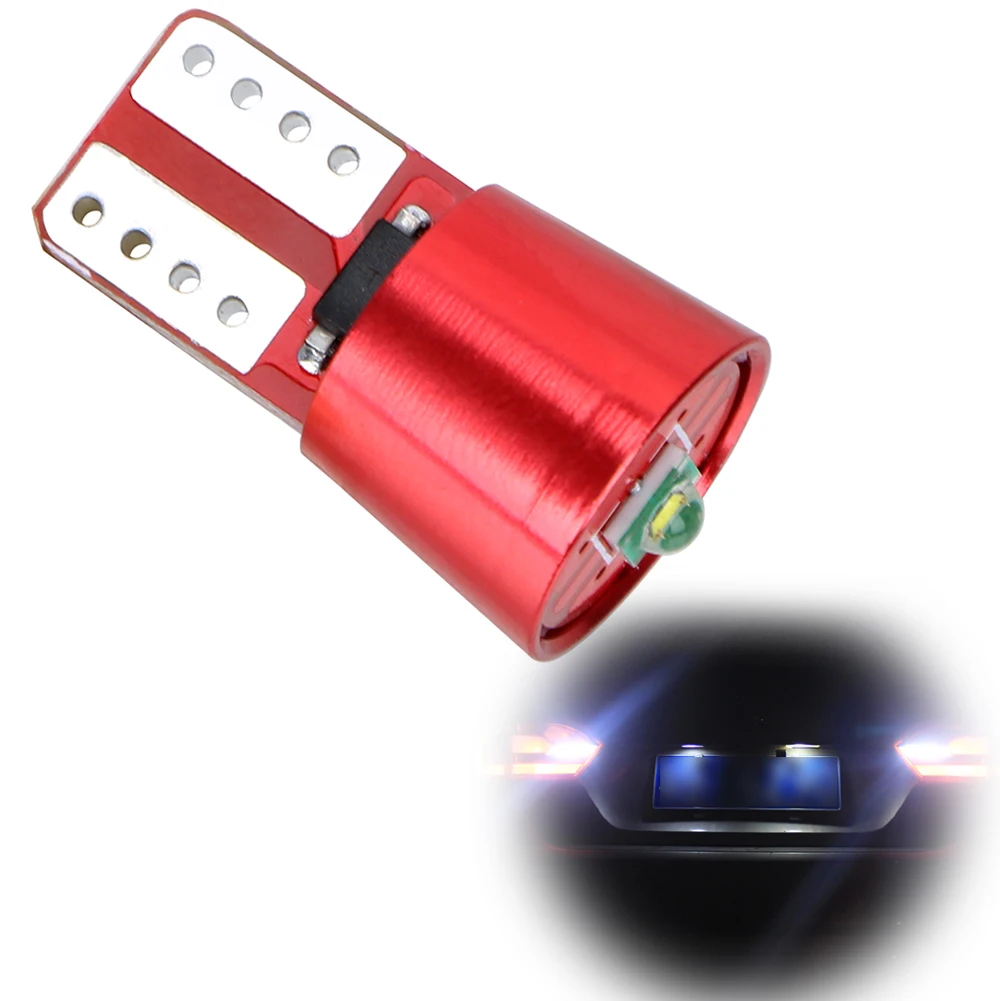 

LEEPEE Super Bright DC 12V Clearance Light Auto Interior Lights Car LED Bulb T10 194 W5W License Plate Light Reading Lamp