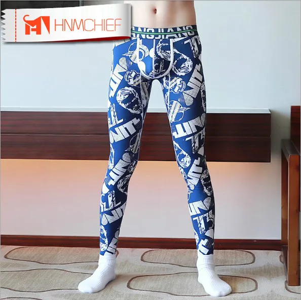 Кальсоны HNMCHIEF мужские теплые хлопковые брюки с эластичной резинкой пикантное