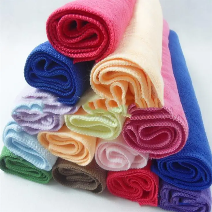 Baby Care Towels 10pcs Square Luxury Soft Fiber Cotton infant Face Hand Cloth Towel baby Cleaning Practical | Мать и ребенок