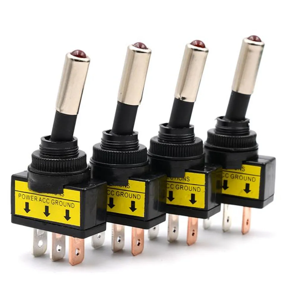 Дропшиппинг Do CSV 4 шт. 12 В 20 а автомобильный красный светодиодный переключатель