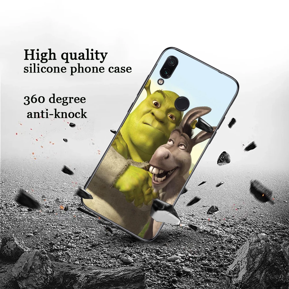 Lavaza мультфильм, значок из кинофильма "Шрек" Кун силиконовый чехол для Xiaomi Redmi 4A 4X 5A 5 Plus S2 6 6A 7A Note 4, 7, 8, рro рrime