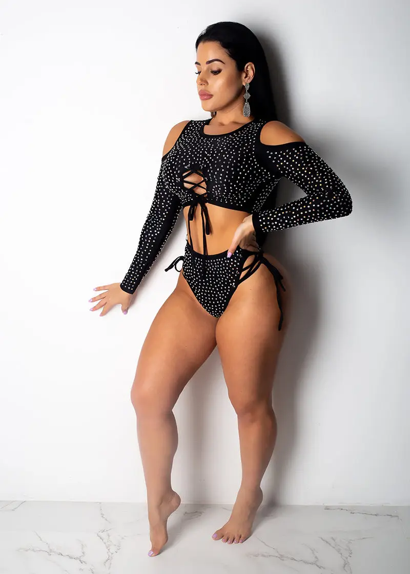 2019 сексуальный женский купальник бикини пуш ап Мягкий купальный костюм с длинным