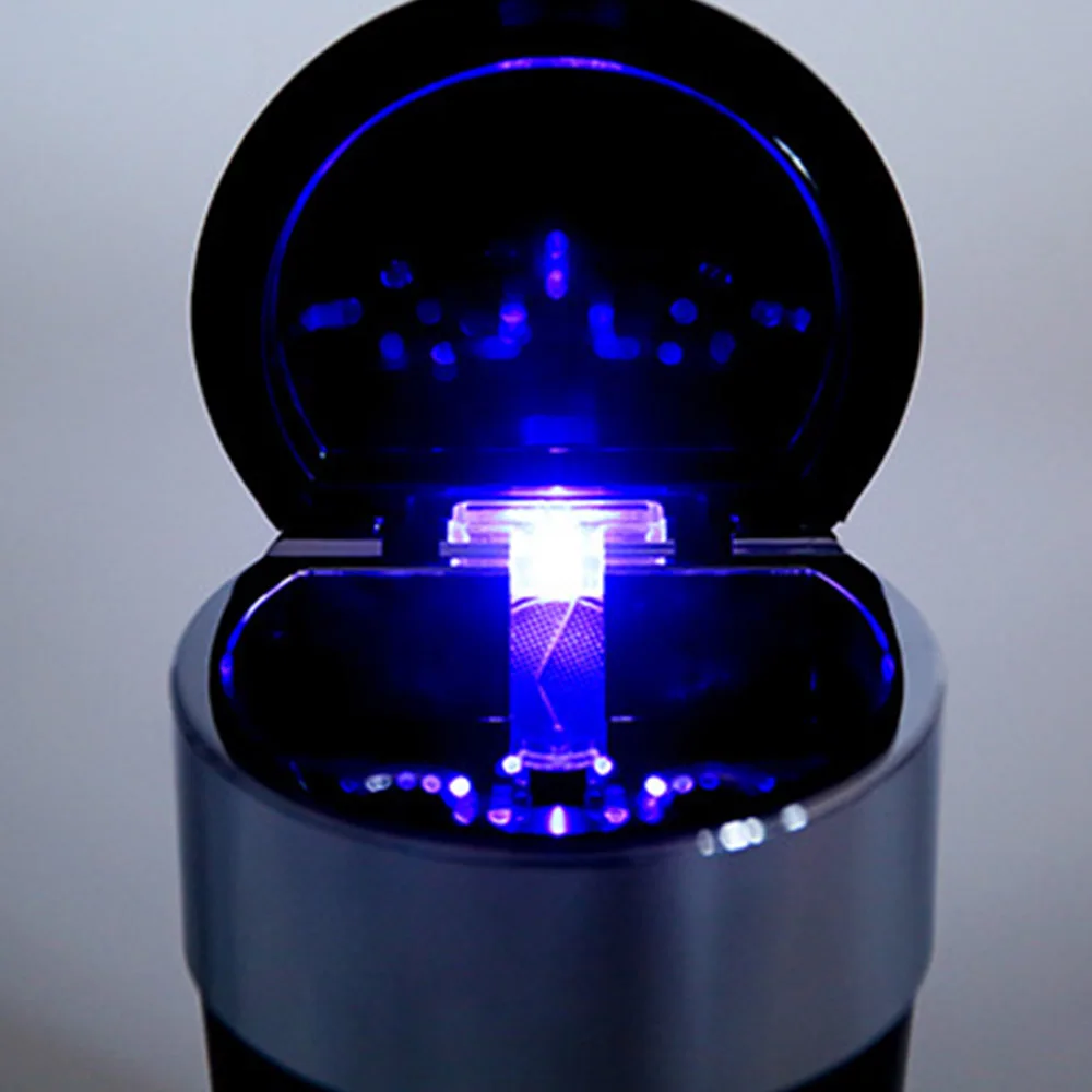 Пепельница светодиодсветильник для салона автомобиля подставка сигар с