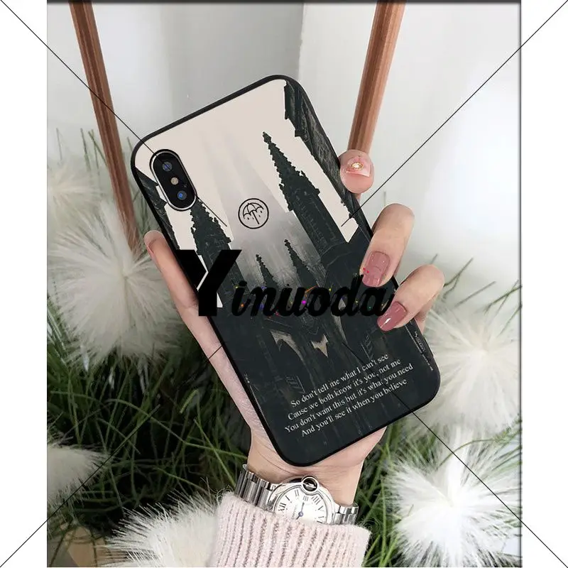 Yinuoda Bring Me the Horizon BMTH Новое поступление черный чехол для мобильного телефона iPhone 6S