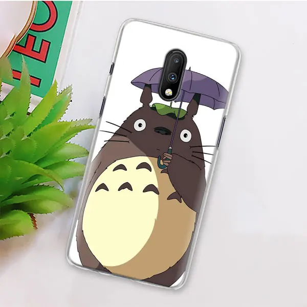 Totoro Унесенные призраками Ghibli Miyazaki чехол для телефона для Oneplus 7 7T Pro 6 5T 6T Твердый чехол для Oneplus 7 7T Pro Чехол - Цвет: 07