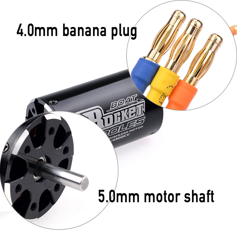 SURPASSHOBBY Rocket 3660 3250KV 2600KV 4P бесщеточный мотор для Traxxas M41 катамаран Спартан 800 мм 1000 RC
