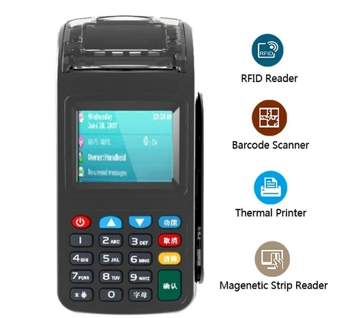 Портативная машина для терминала счетов в ресторане поддержка считывания