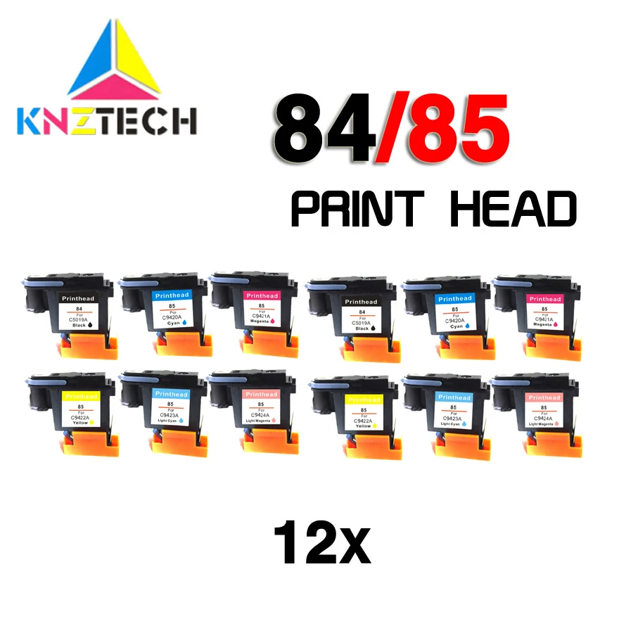 2 комплекта/12 шт. замена для 84 85 печатающей головки HP84 hp85 design jet Design 30 90 130 C5019A C9420A