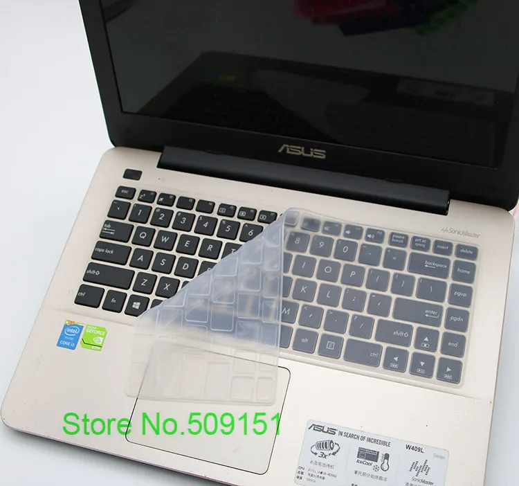 Новый силиконовый чехол для клавиатуры ноутбука Asus X35 X35S X32U X401 X401A X401U X402C X42N E46C X450E