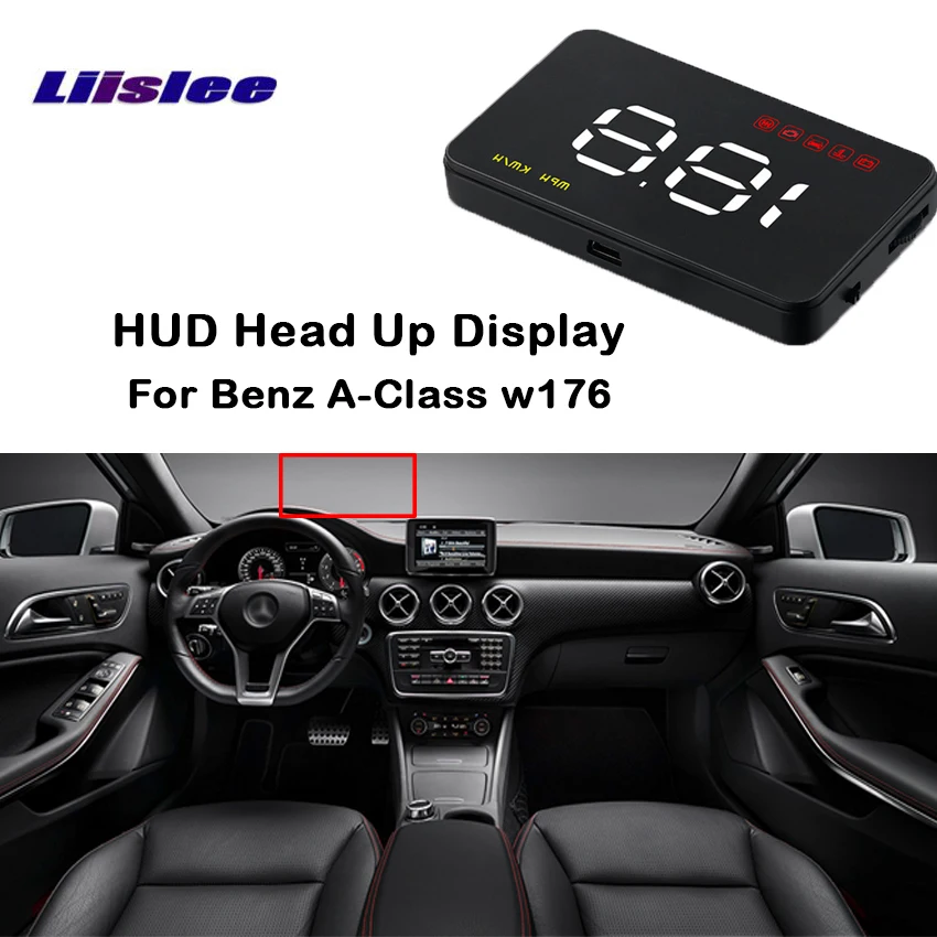 Liislee для Mercedes Benz A Class w176 дисплей на голову HUD Автомобильный навигационный A1000