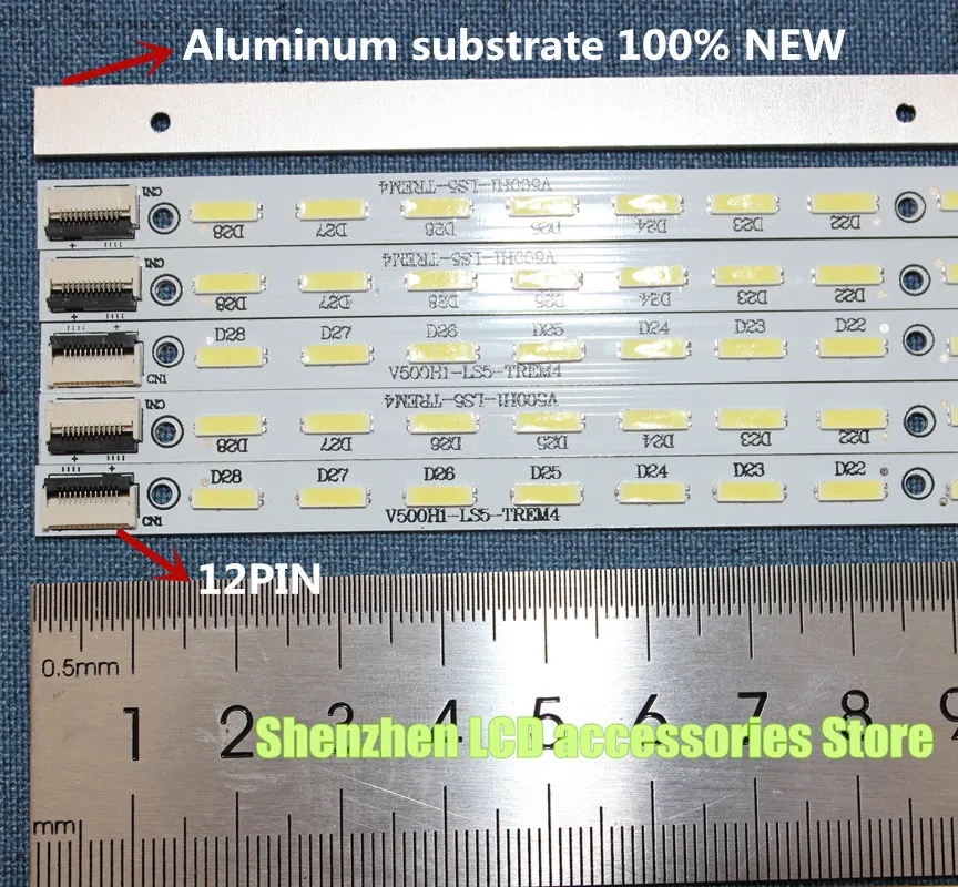 Светодиодный Подсветка полосы для L500H1-4EB V500H1-LS5-TLEM4 V500H1-LS5-TREM4 V500H1-LS5-TLEM6 V500H1-LS5-TREM6 L50E5090-3D V500HK1-LS5