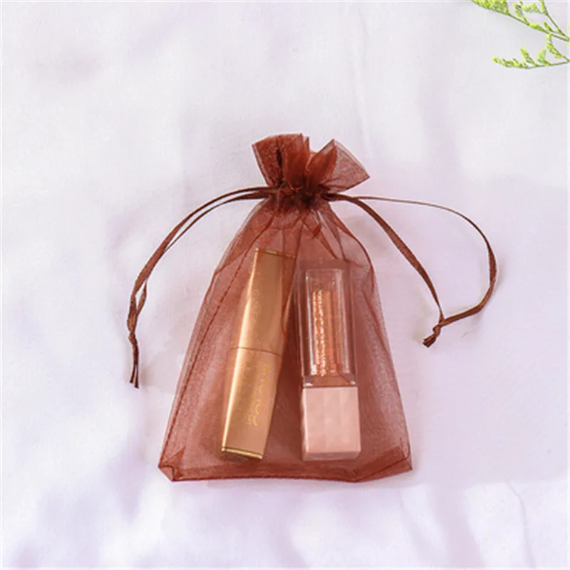 same as pic Сумки из органзы, мягкая упаковка для конфет, 7x9 см, 9x12 см, 10x15 см, 13x18 см, одноцветные, специальный дизайн, популярные,, милые сумки, 50 шт - Цвет: same as pic