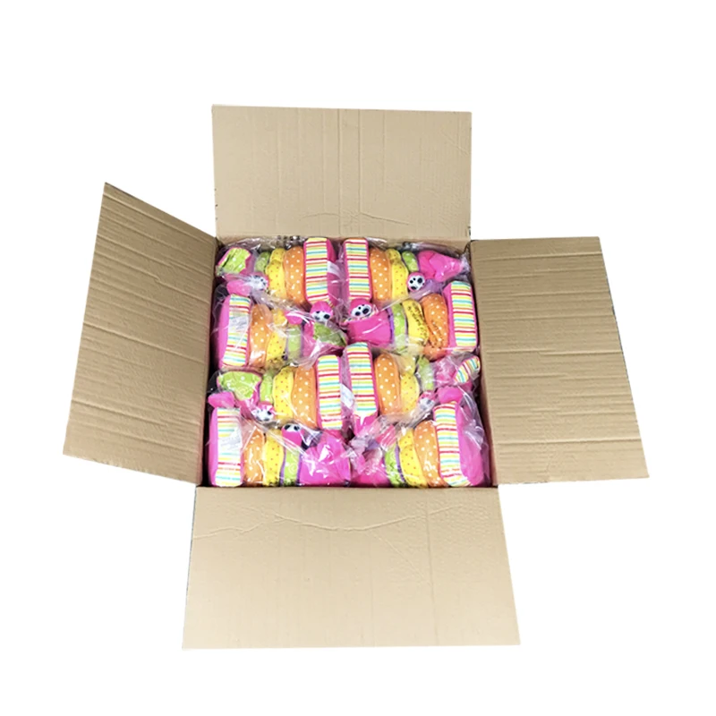 24PCS 24 шт.,, детские мягкие плюшевые погремушки, игрушки для новорожденных детей, развивающие игрушки, слоник, Складные Игрушки, поддержка, Прямая поставка - Цвет: 24PCS