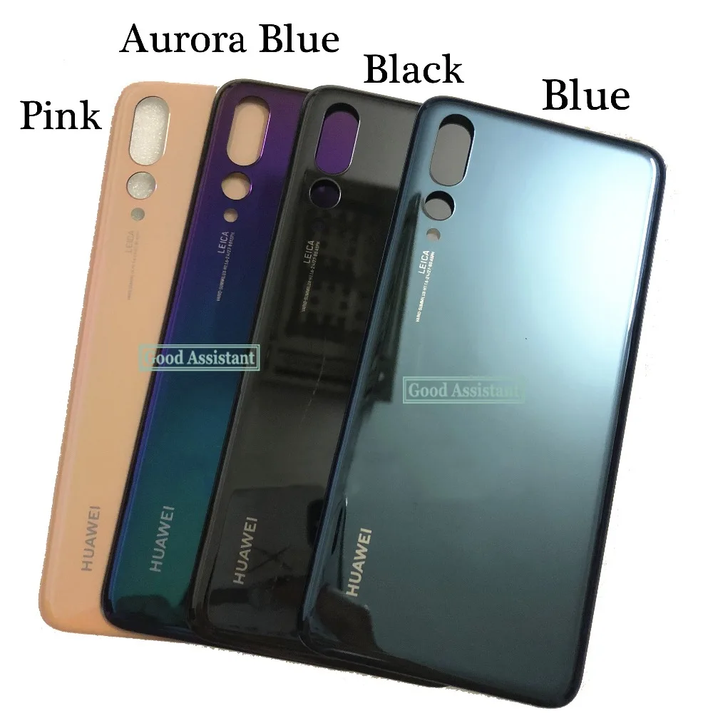 Для huawei P20 Pro CLT-AL01 CLT-TL01 CLT-L0J задняя Батарея крышка дверца батарейного Корпус чехол сзади Стекло объектив Запасные части