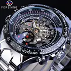Мужские механические часы Forsining, водонепроницаемые наручные часы со скелетом и ручным механизмом, спортивные часы, лучший бренд, Роскошные мужские часы