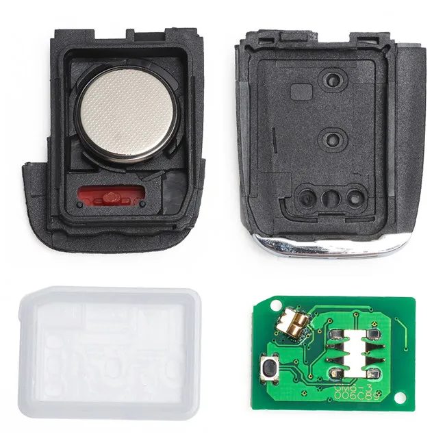 Keyecu полный дистанционный флип брелок 2 кнопки + паника 433 МГц ID46 чип для UTE Holden VE