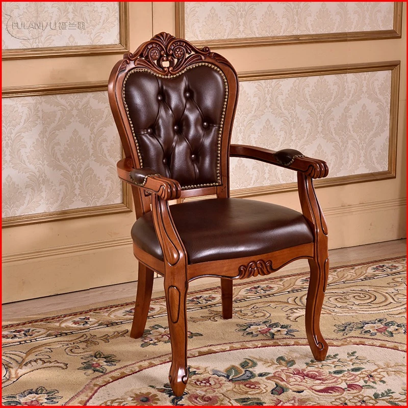 Семейный обеденный стул гостиничный деревянный европейский стиль деревянные