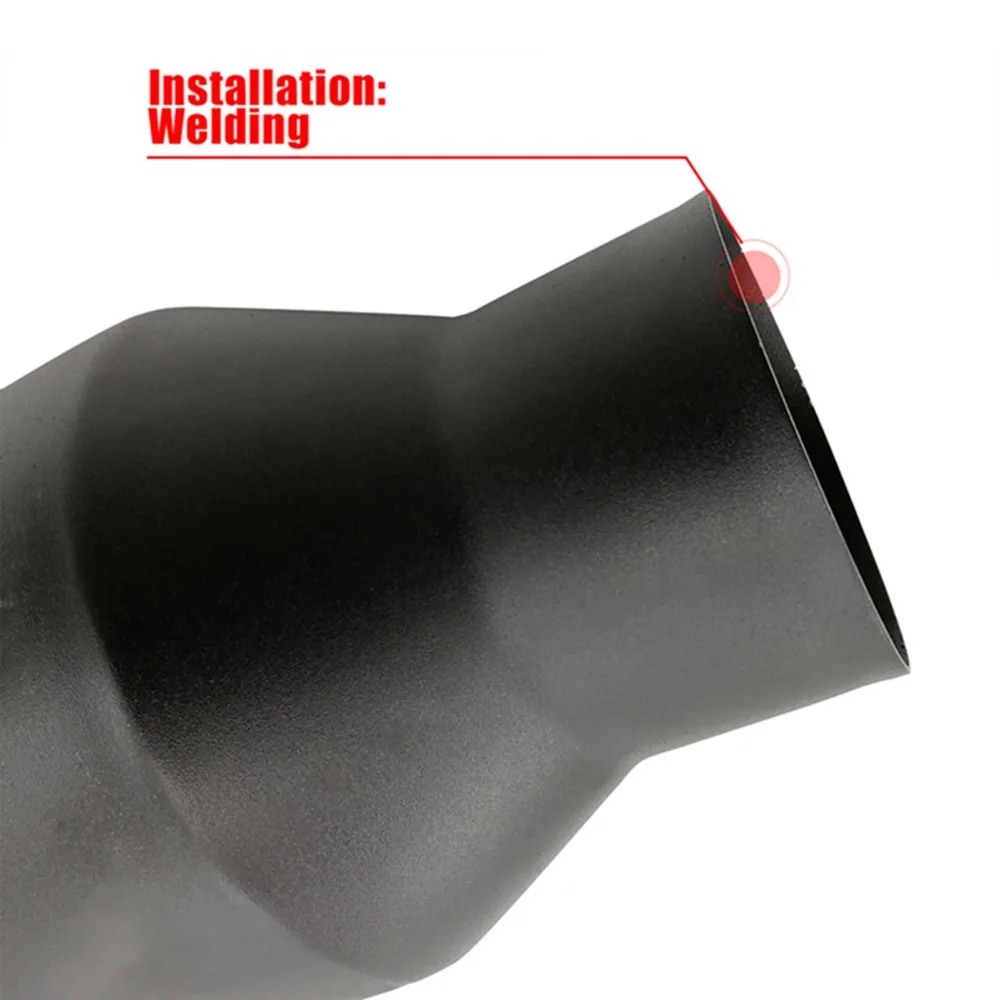 VicTsing автомобильный выхлоп черный Универсальный из нержавеющей стали выхлопная