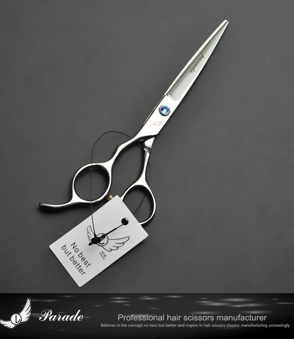 Парад 6 дюймов левая рука ножницы для стрижки волос Высокое качество