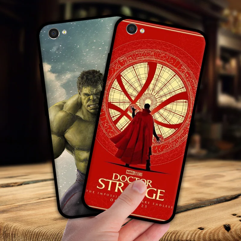 Mosirui для vivo v5Plus чехол Marvel hero Дэдпул Человек-паук Черная пантера Халк силиконовый