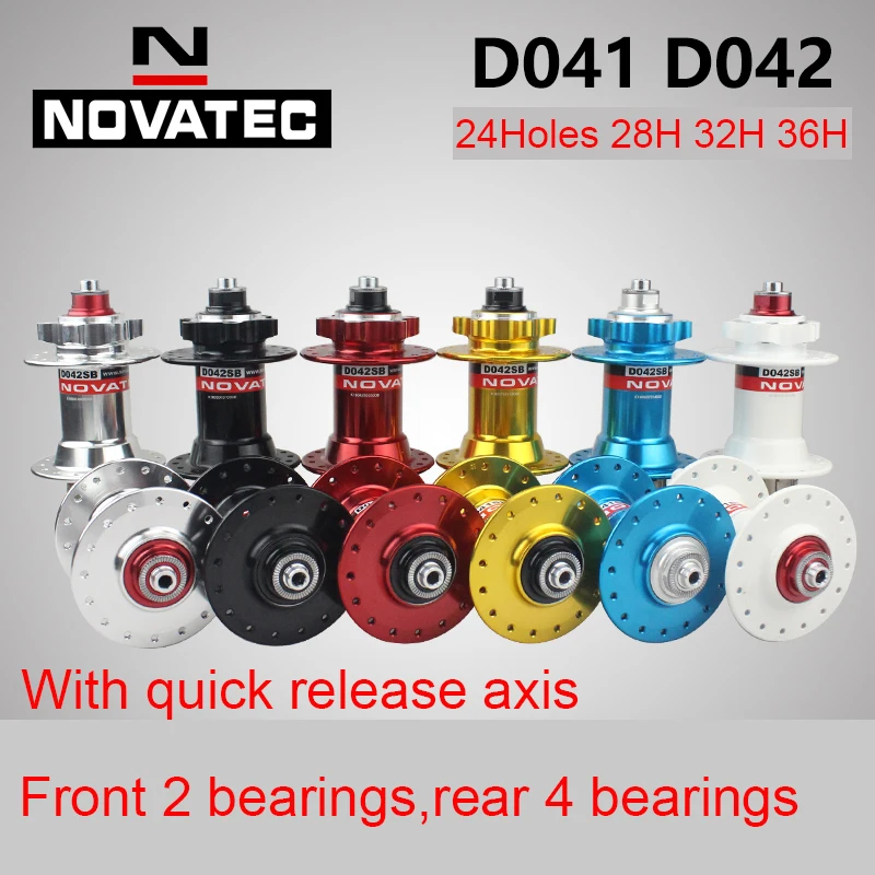Втулка велосипедная Novatec D041SB D042SB втулка для горного велосипеда передняя/задняя 32